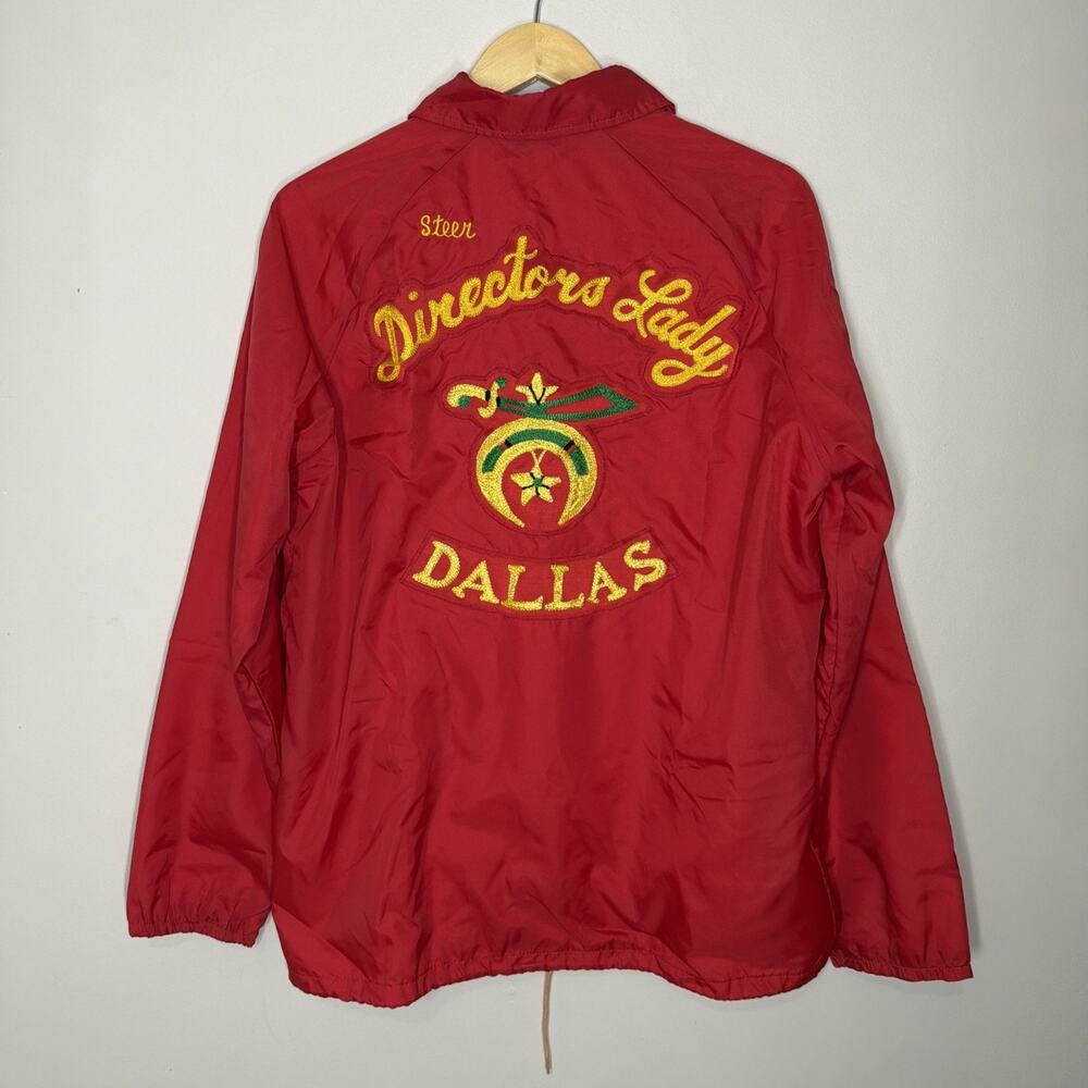 Vintage Sears Shriners Directors Lady Dallas Texas Steer Western Cowgirl Jacket